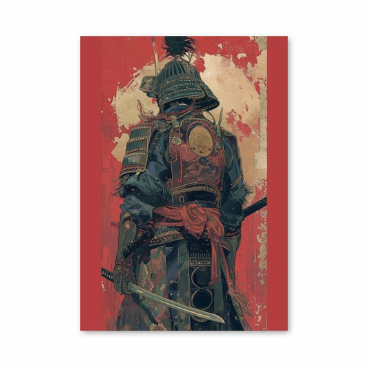 Poster Guerrier Écarlate