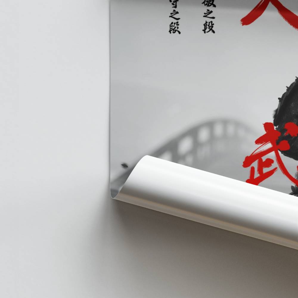 Poster Guerrier Équestre