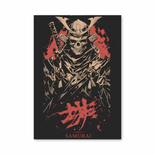 Poster Guerrier Squelettique