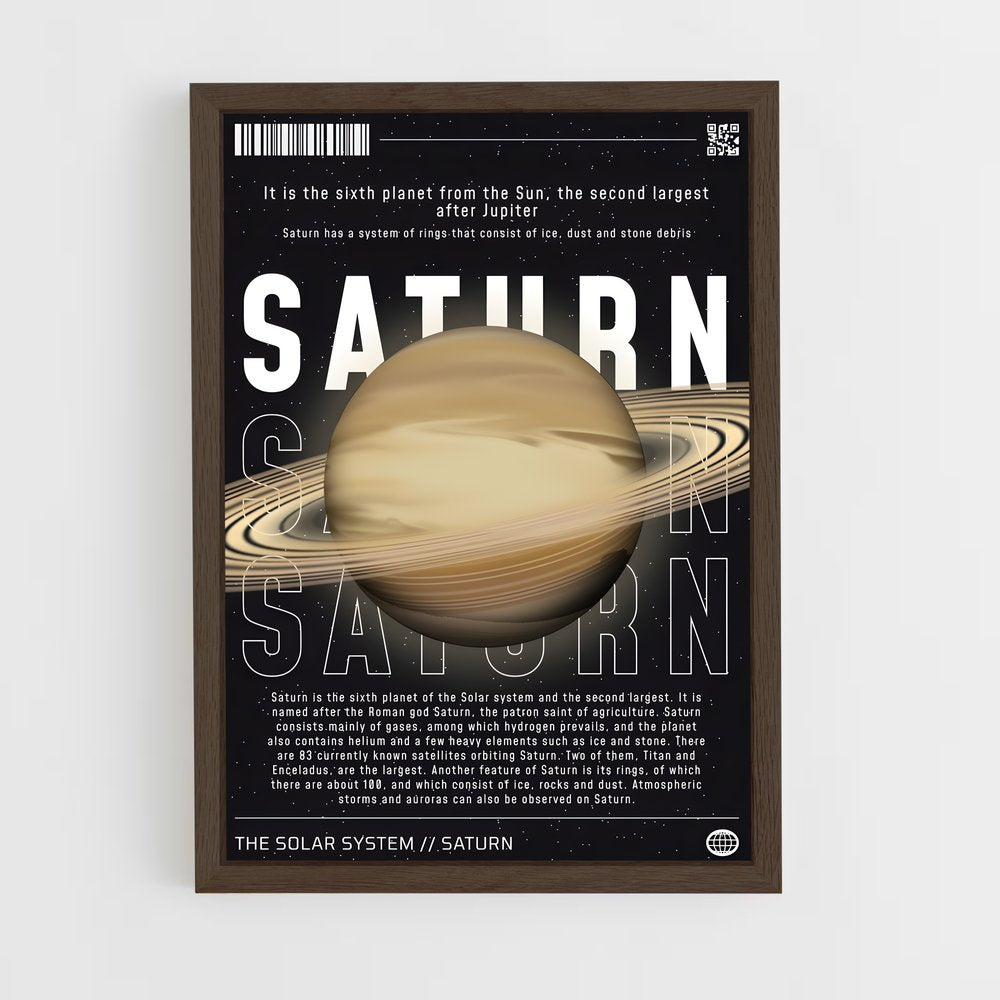 saturn-11 cadre Bois foncé