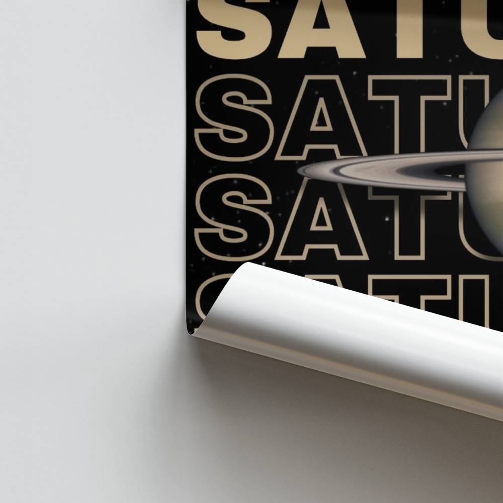 Poster Saturne Star