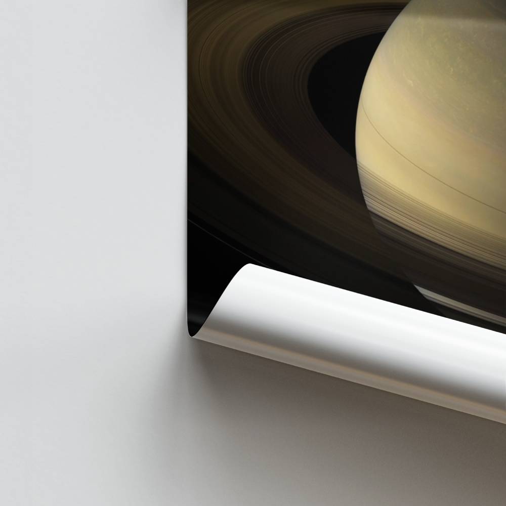 Poster Anneaux de Saturne