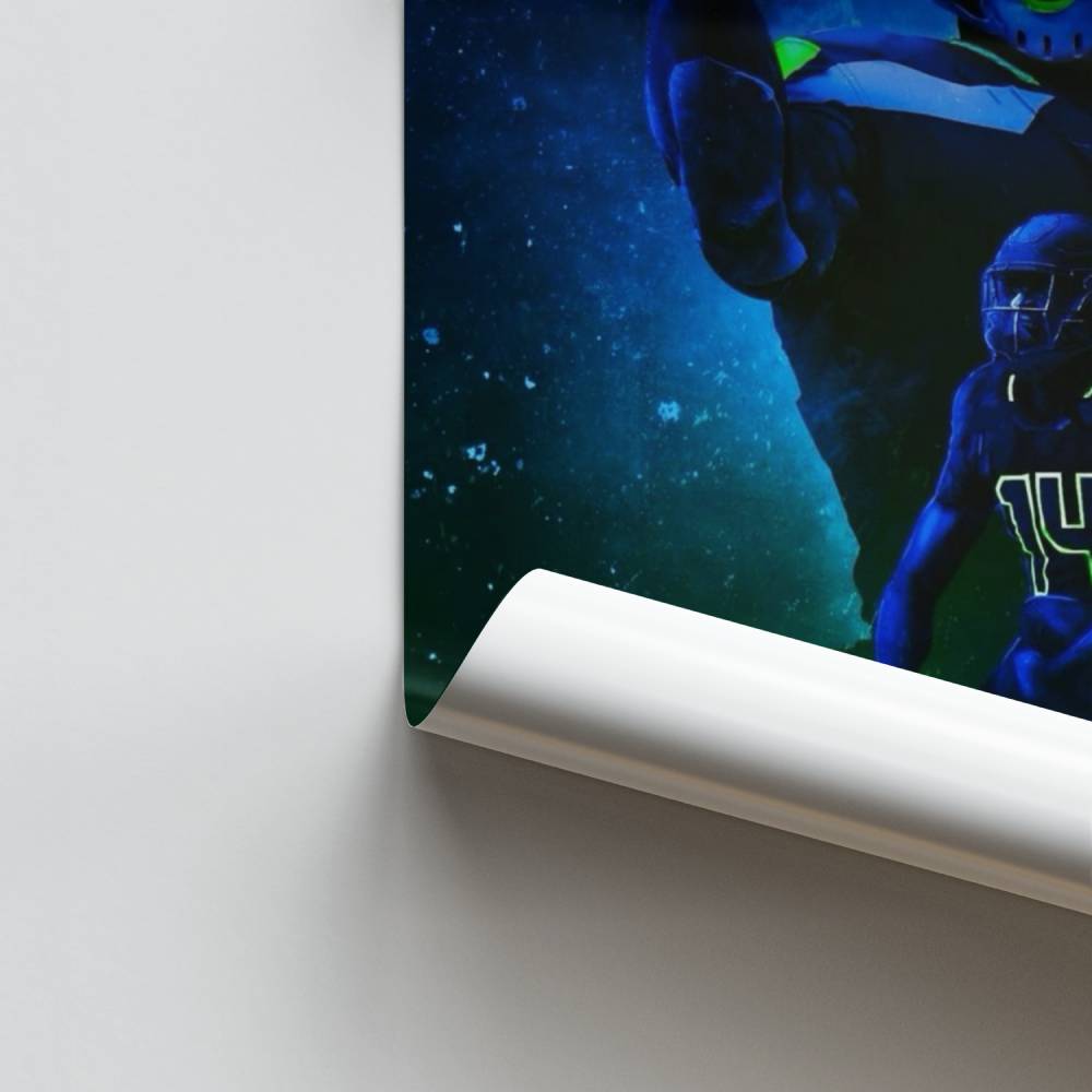 Poster Étoile Seahawks