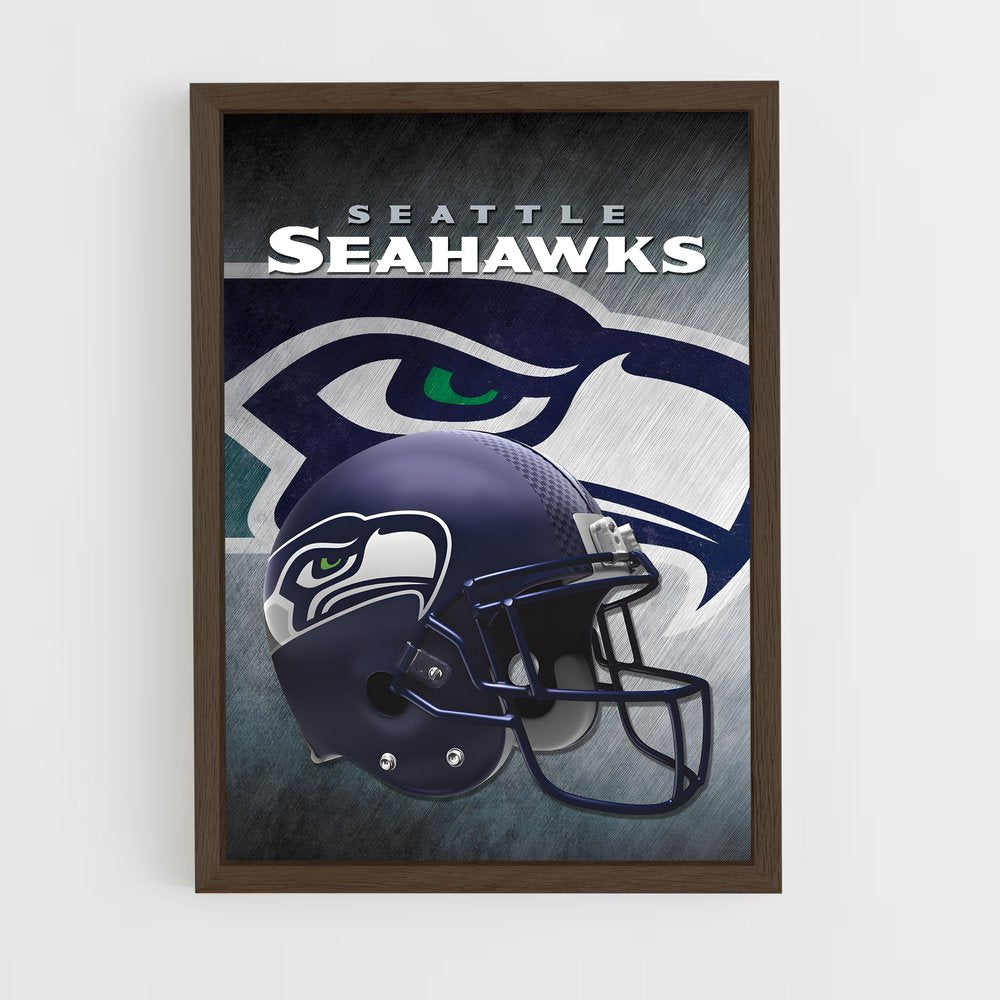 seahawks-2 cadre Bois foncé