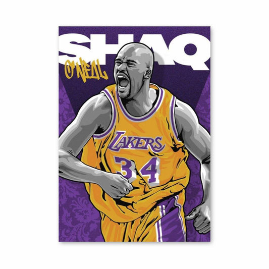 Poster Shaq Lakers Dominance