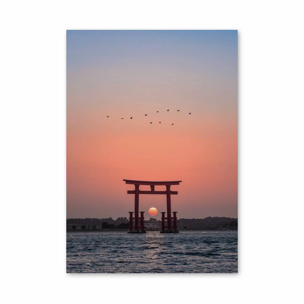 Poster Torii Crépuscule
