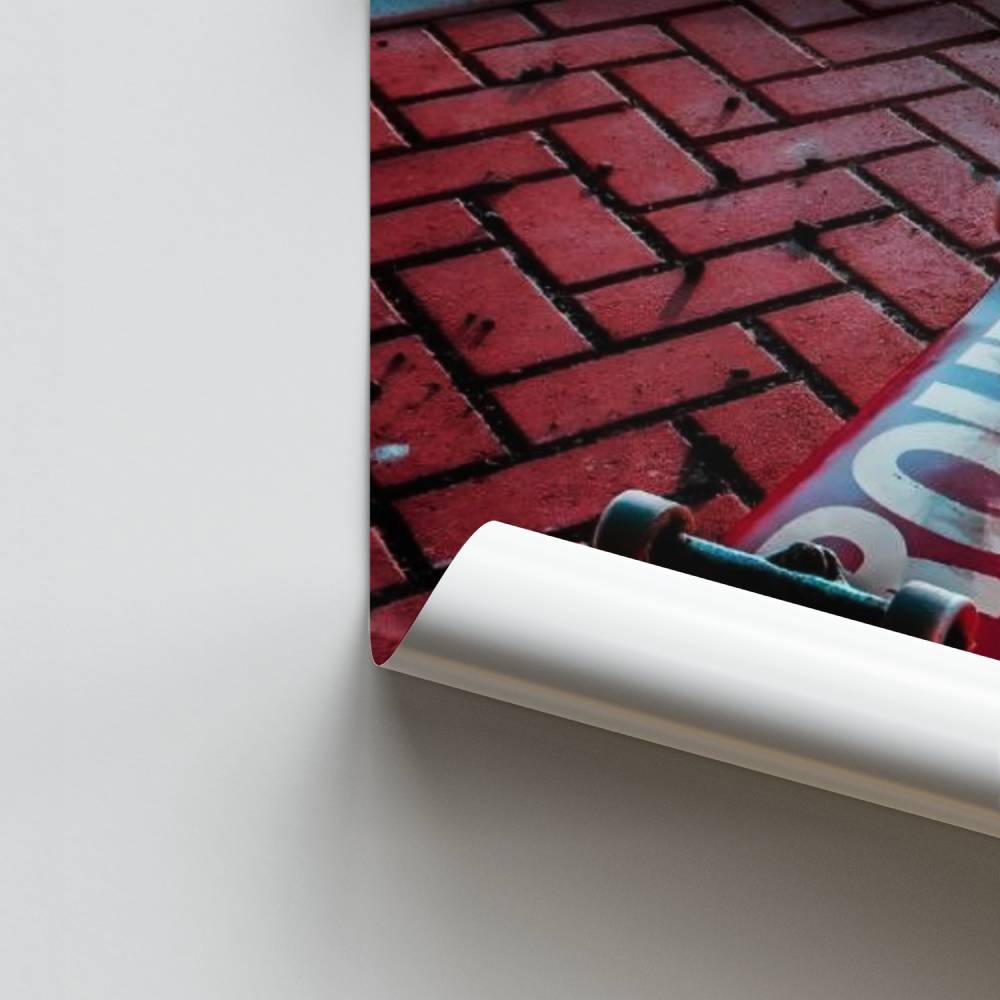 Poster Red Skate Vibes