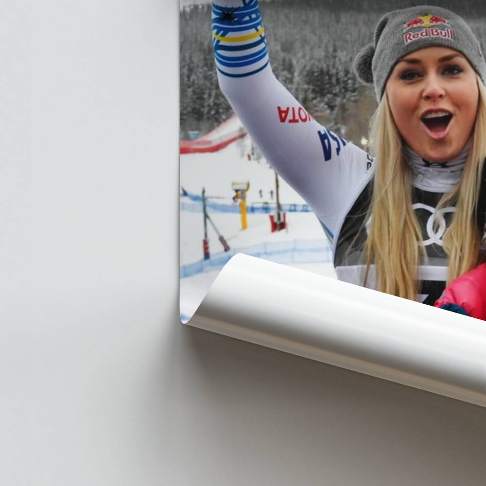Poster Skieuse
