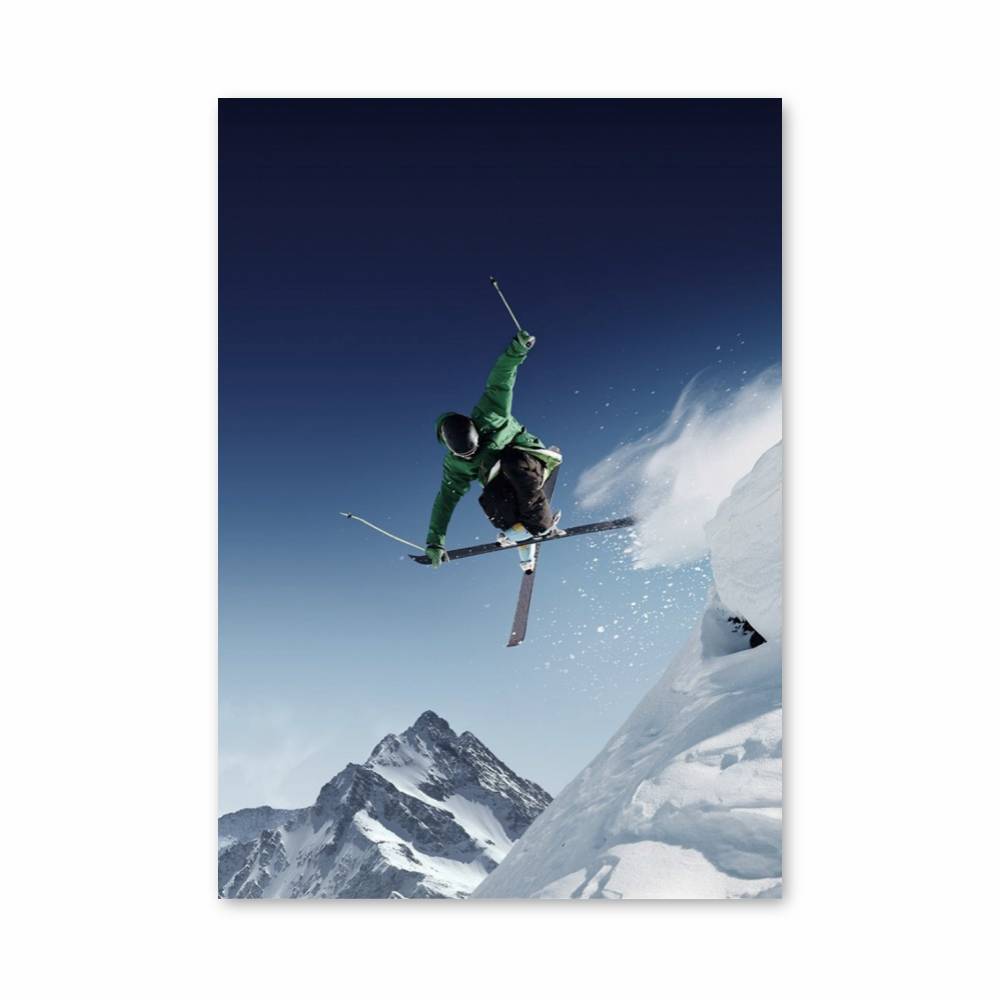 Poster Saut dans les Alpes