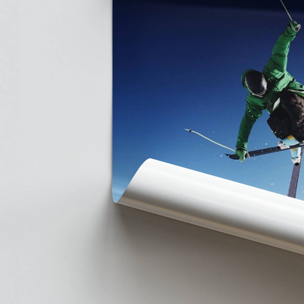 Poster Saut dans les Alpes