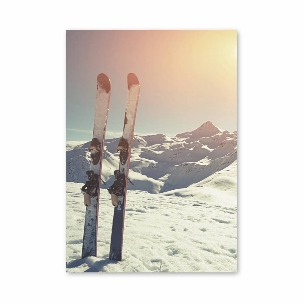 Poster Alpes Enneigées