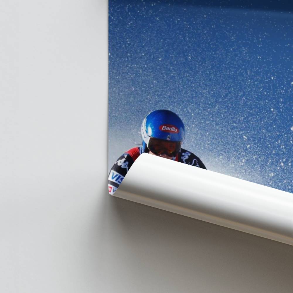 Poster Ski Alpin Dynamique