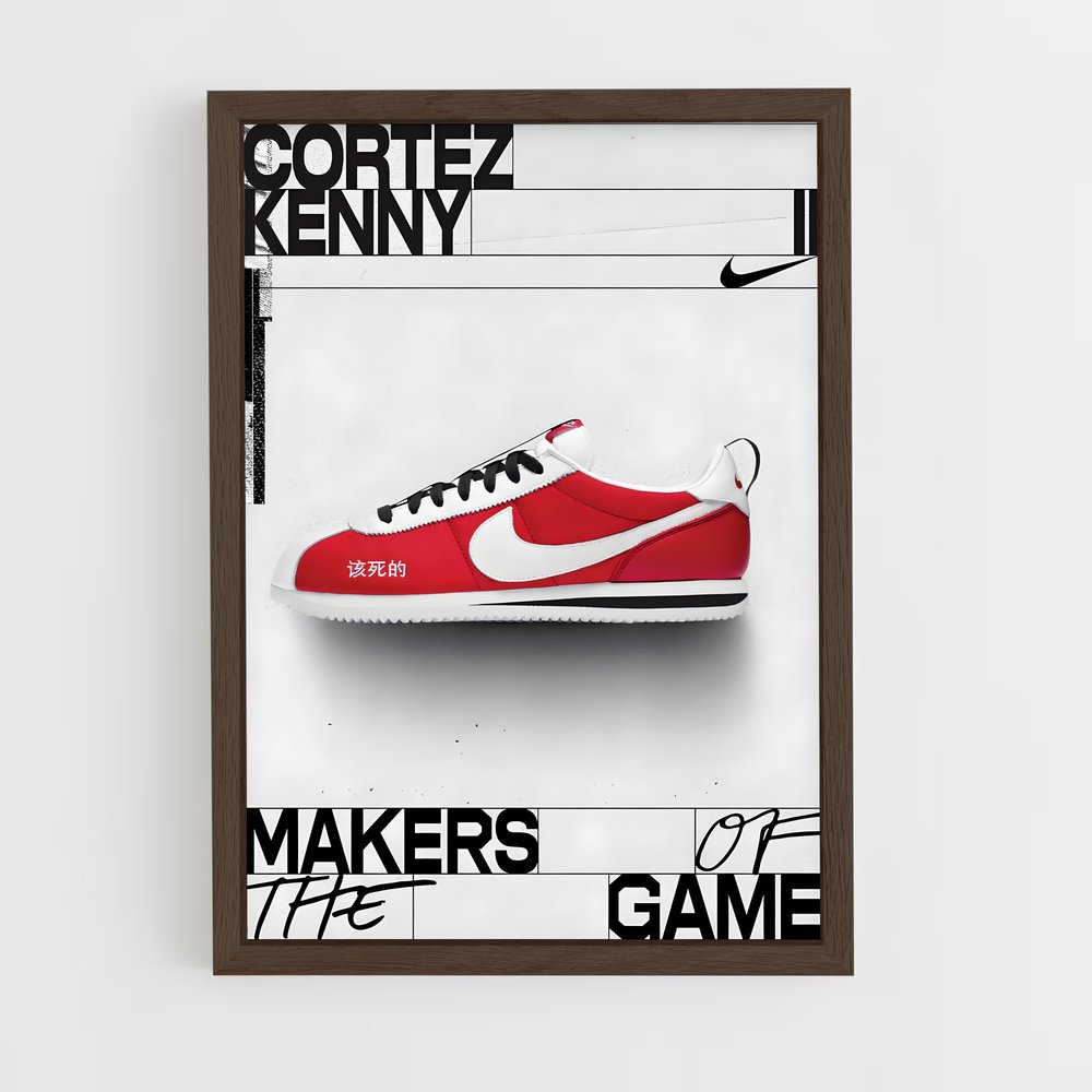 sneakers-28 cadre Bois foncé