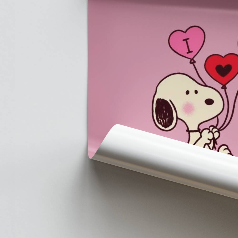 Poster Amour en Ballons