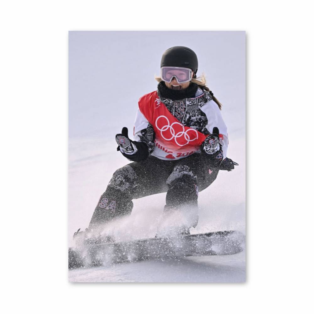 Poster Snowboard Gagnant