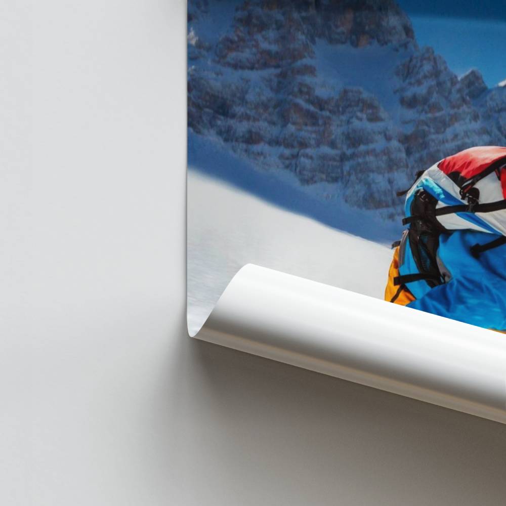 Poster Snowboard Évasion