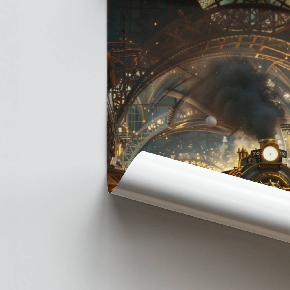 Poster Voyage à Vapeur