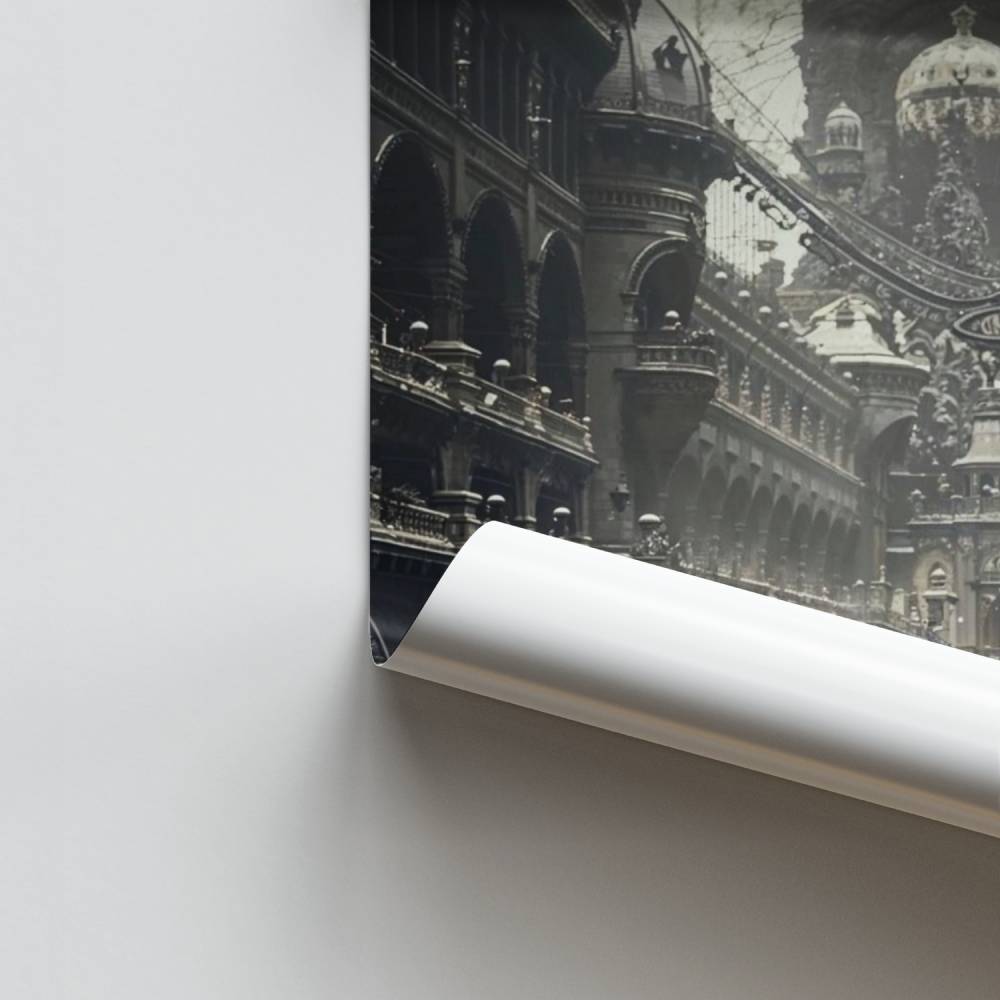 Poster Steam Cityscape