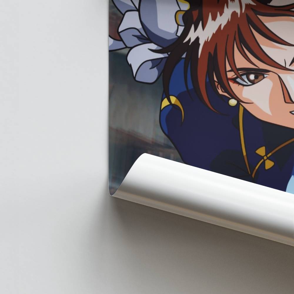 Poster Guerrière Dynamique