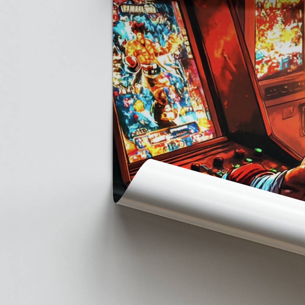 Poster Arcade Warrior