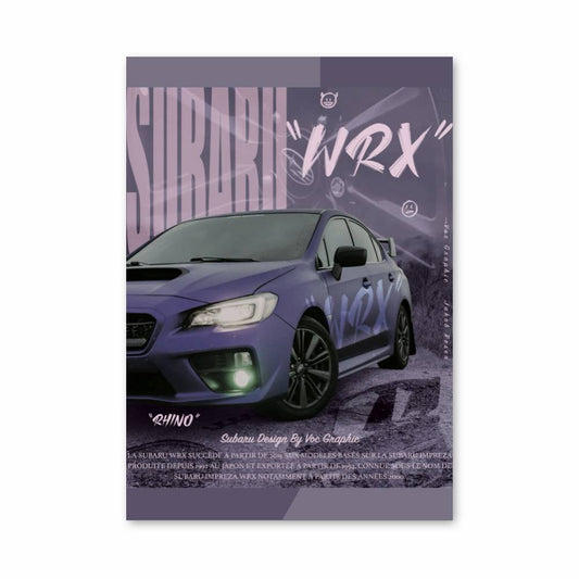 Poster Subaru WRX