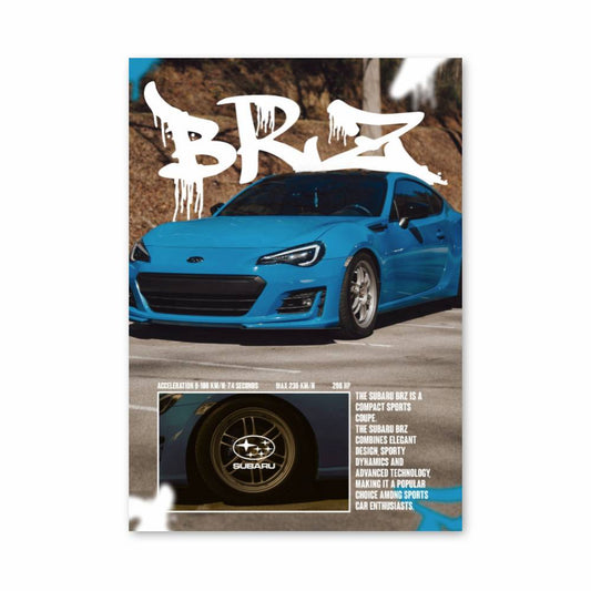 Poster Subaru BRZ Sportif