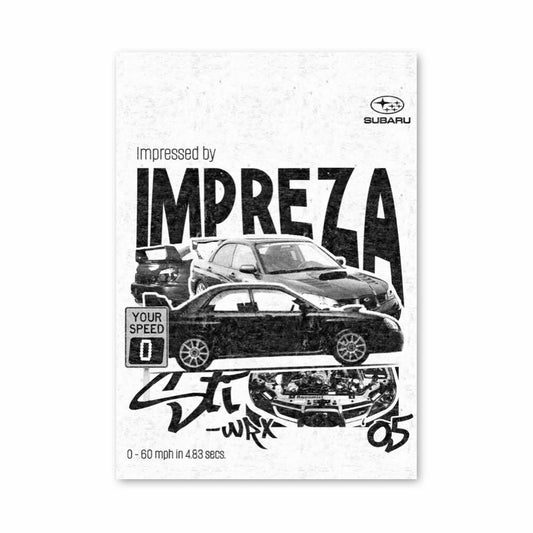 Poster Impreza WRX 05