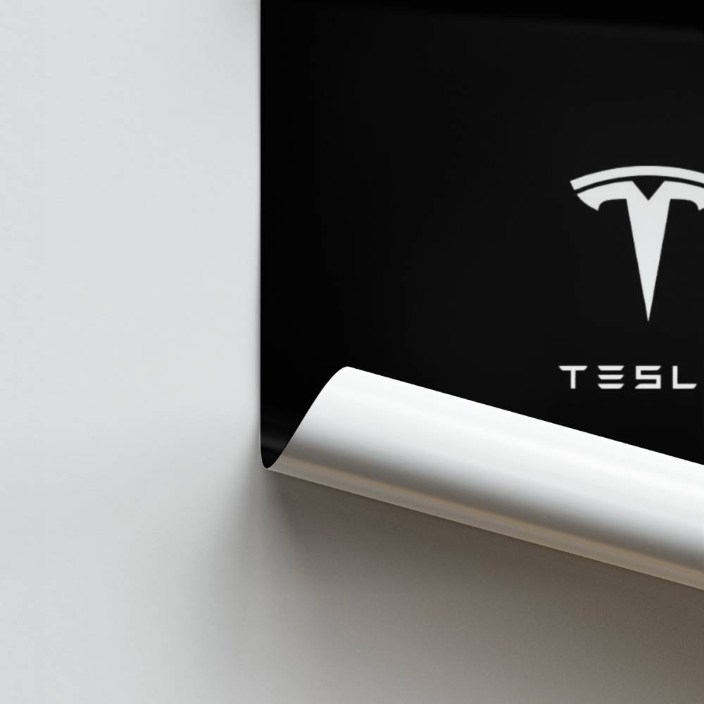 Poster Futuriste Tesla