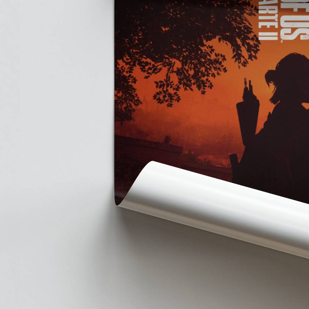 Poster The Last of Us Silhouette