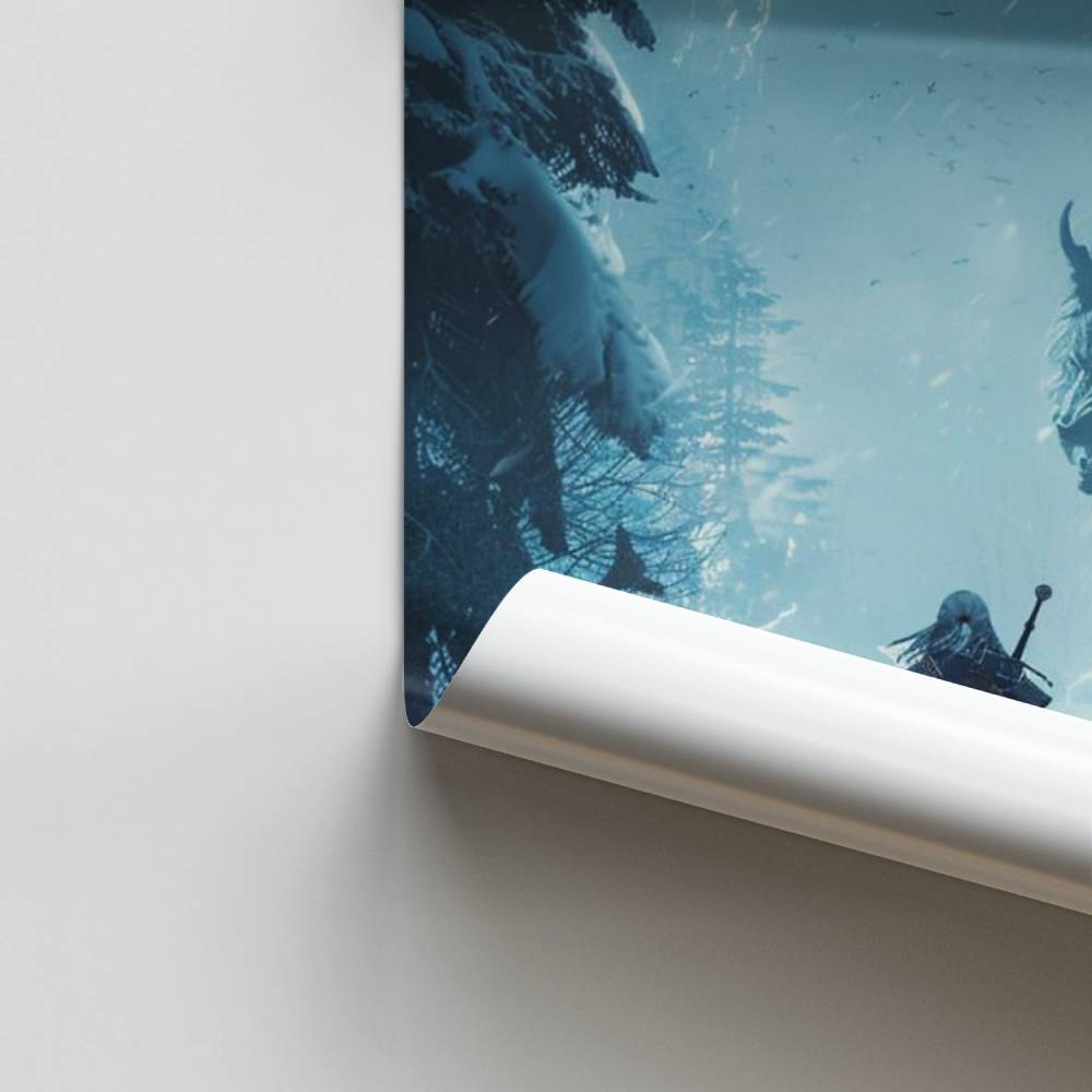 Poster The Witcher Neige