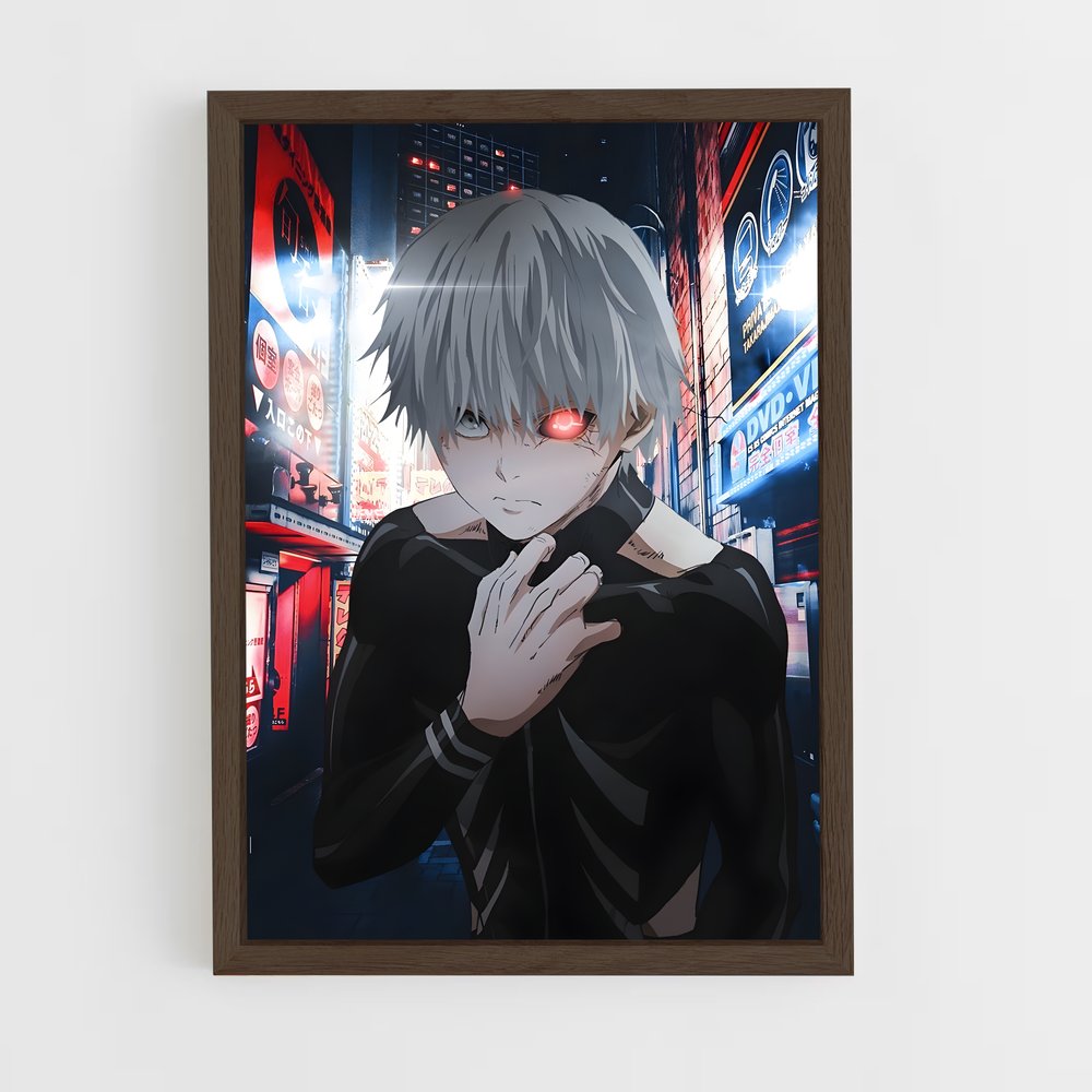 tokyo-ghoul-3 cadre Bois foncé