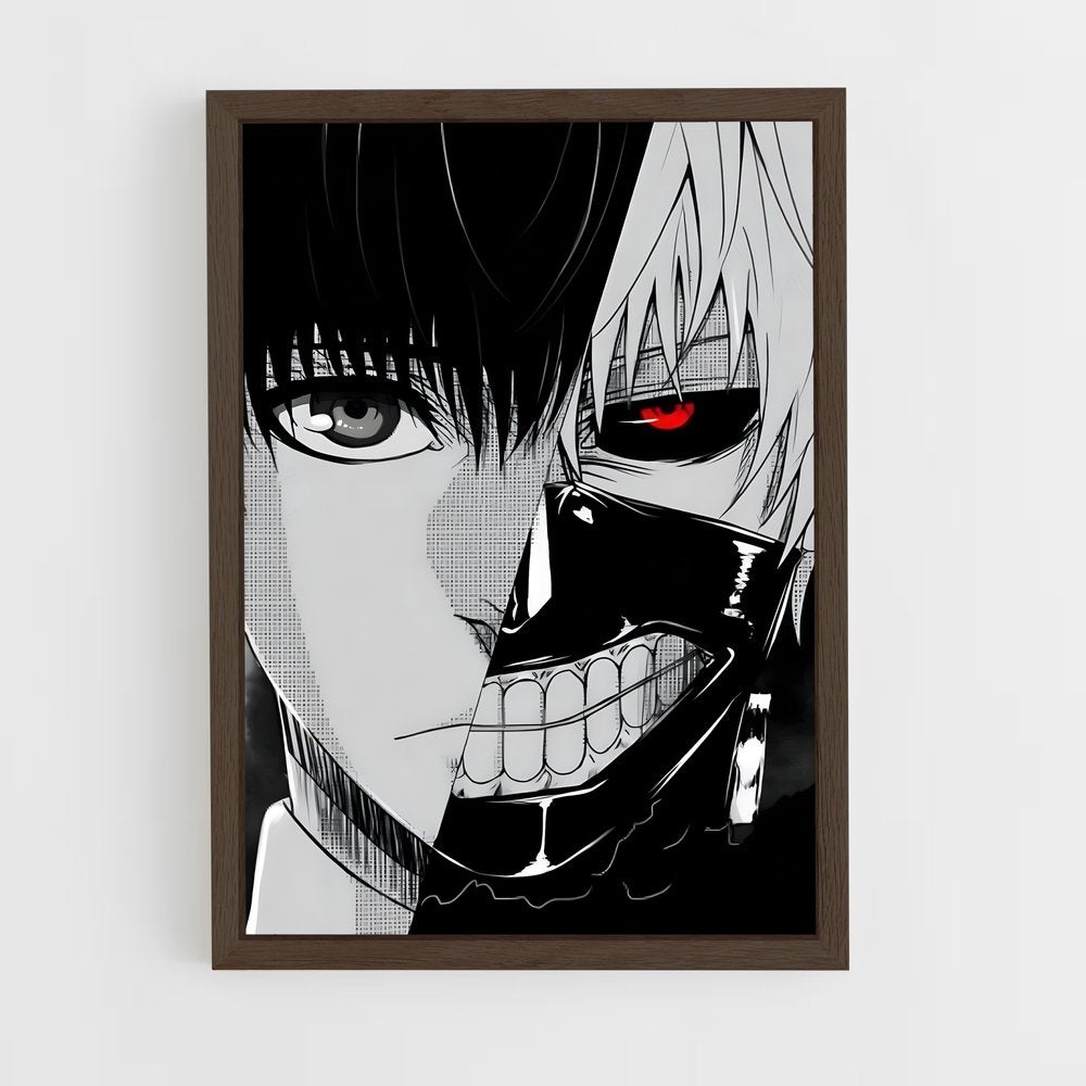 tokyo-ghoul-9 cadre Bois foncé