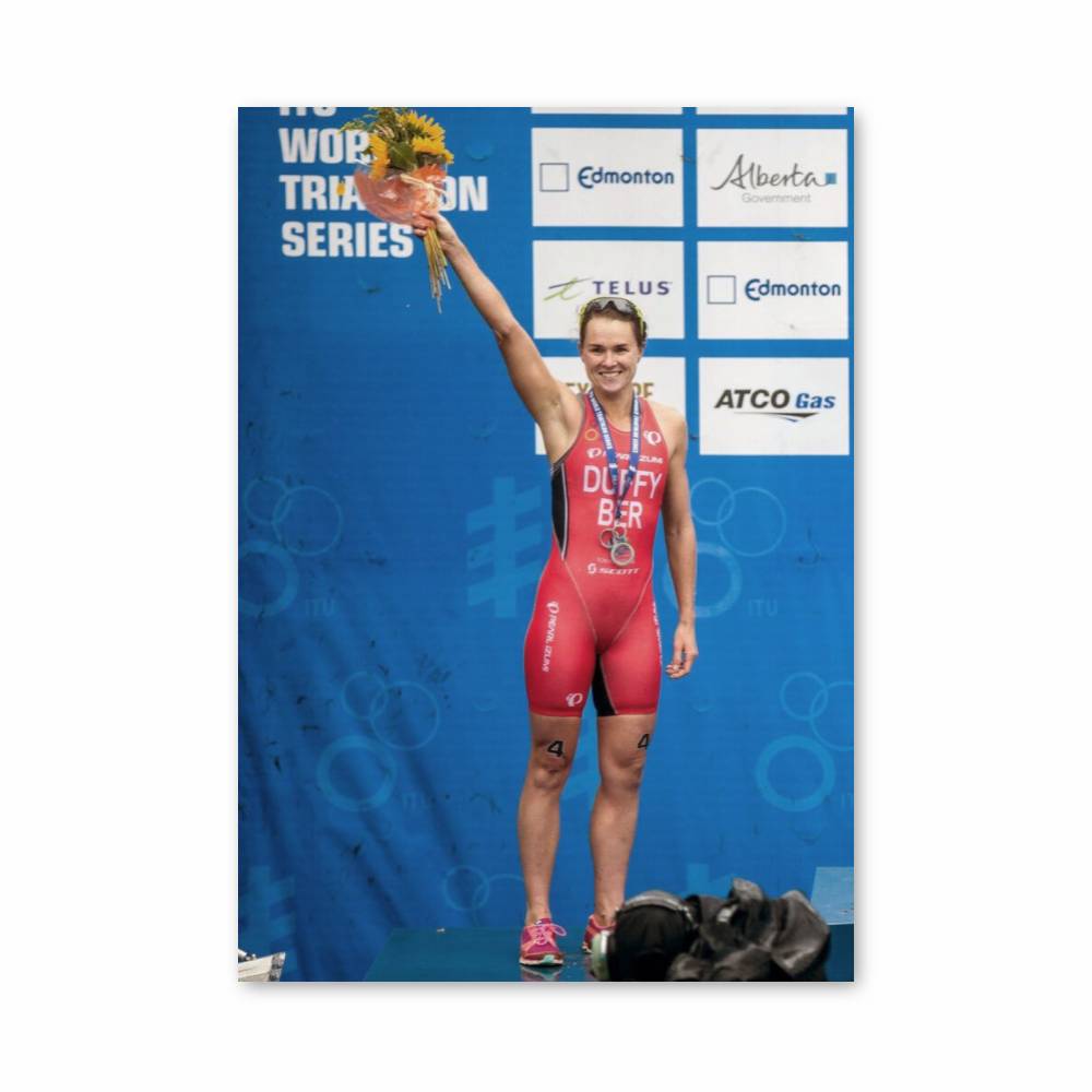 Poster Vainqueur Triathlon
