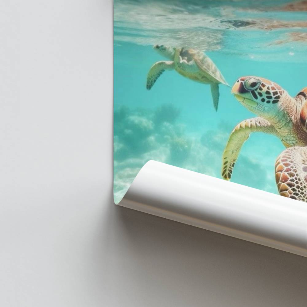 Poster Évasion Tortue