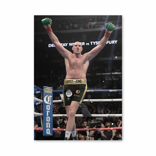 Poster Champion en Gants