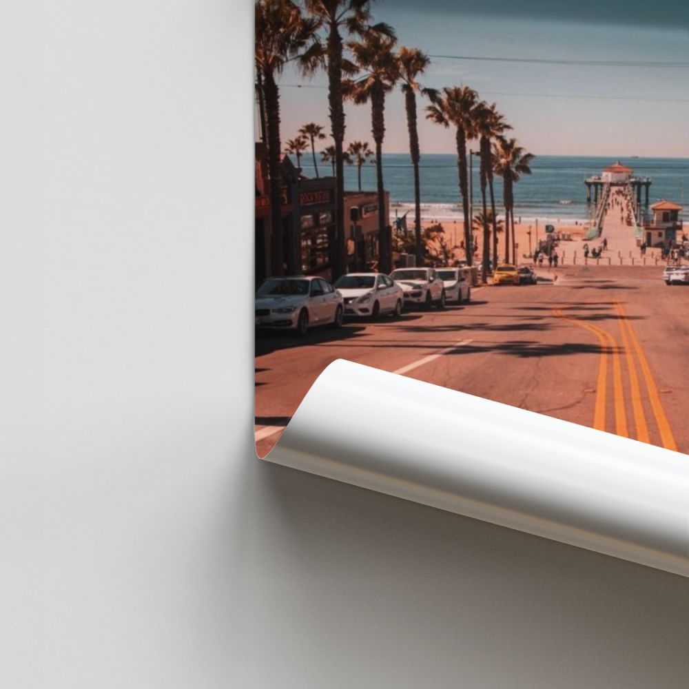 Poster États Unis Plage