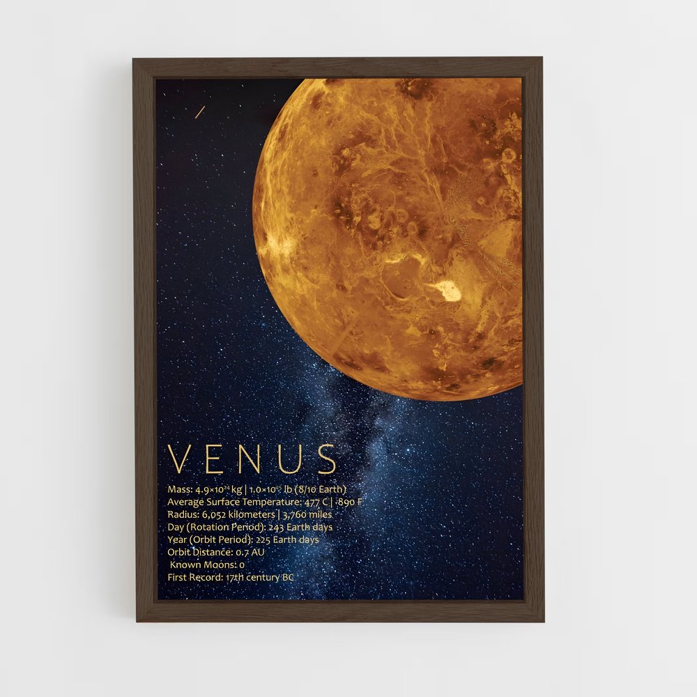 venus-6 cadre Bois foncé