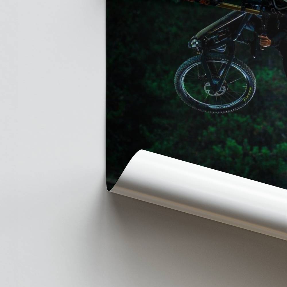 Poster Saut de VTT