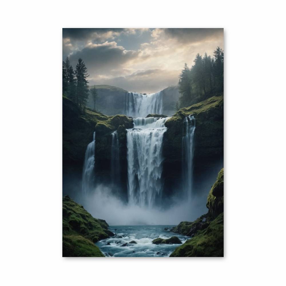 Poster Chute Saphir