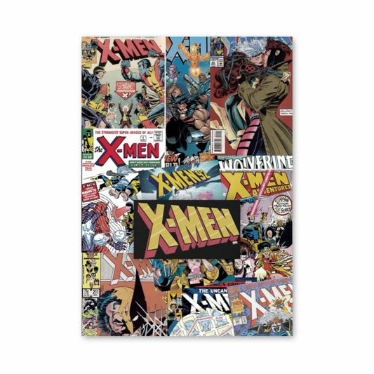 Poster X-Men Vintage Collage