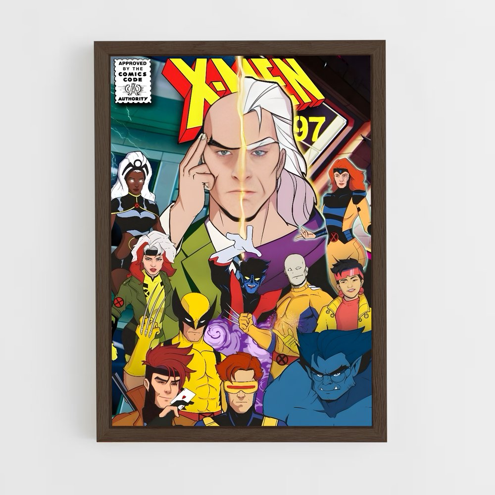 xmen-9 cadre Bois foncé