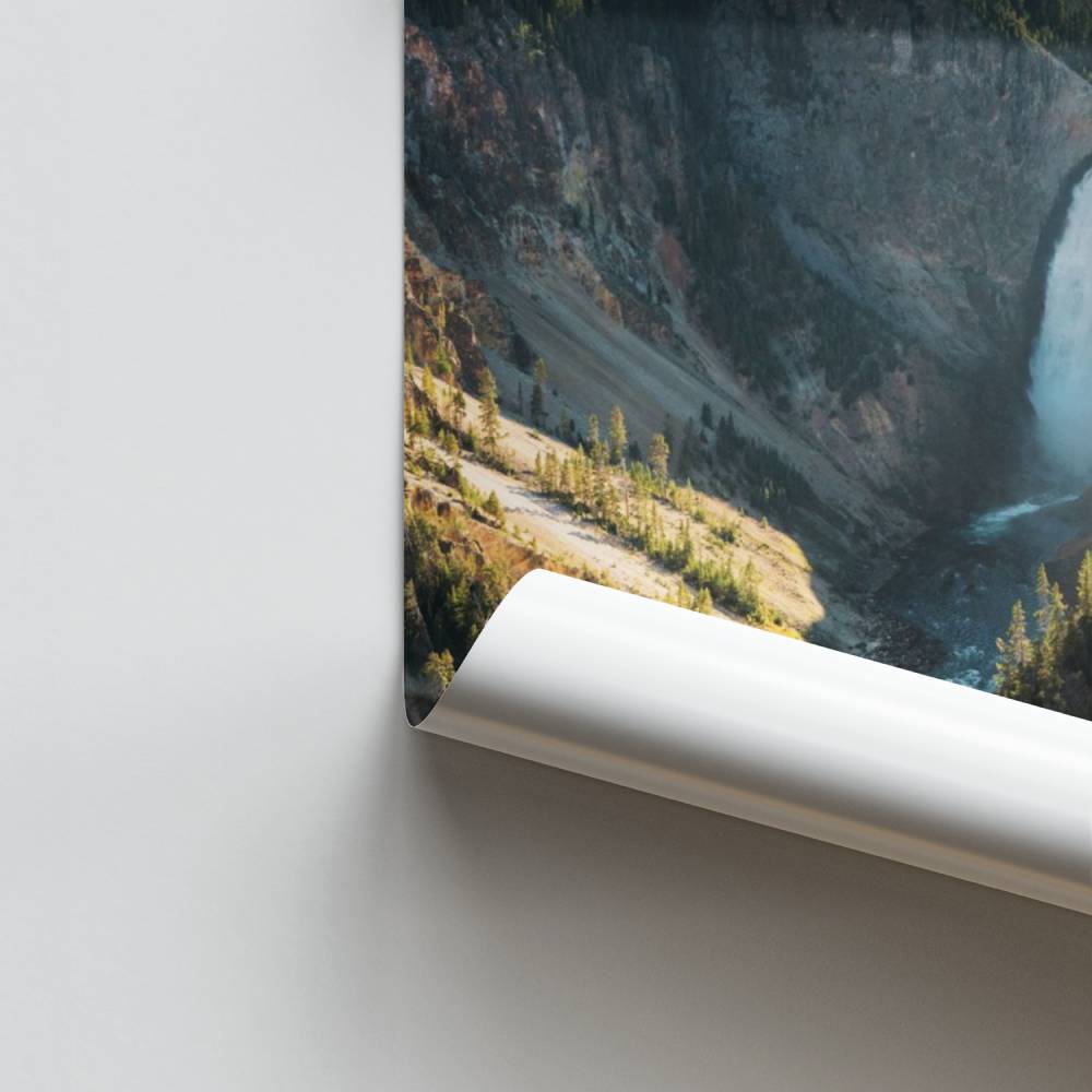 Poster Cascade de Yellowstone