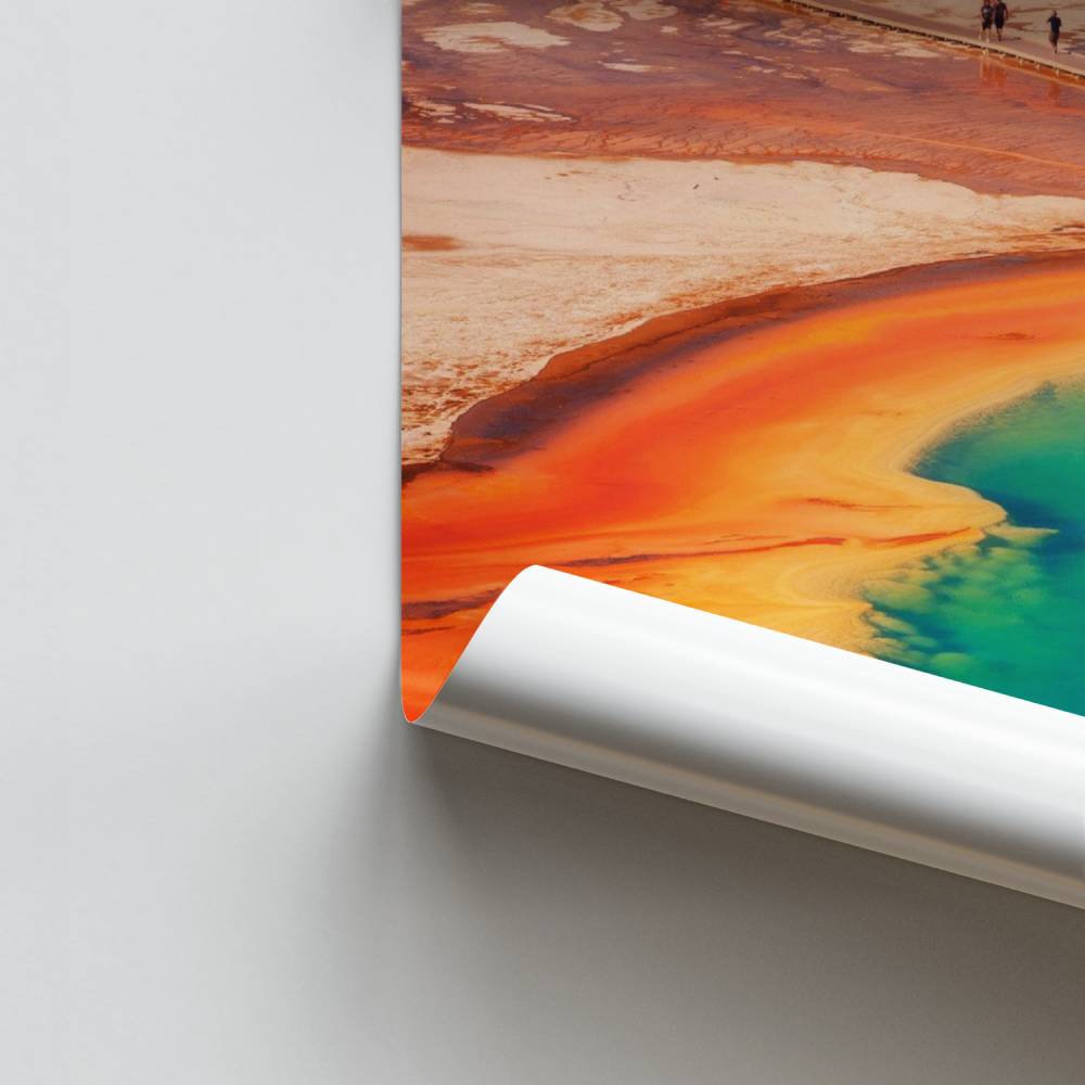 Poster Yellowstone Géothérmie