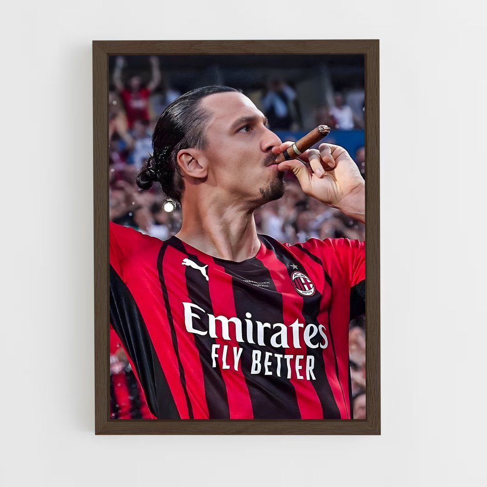 zlatan-7 cadre Bois foncé