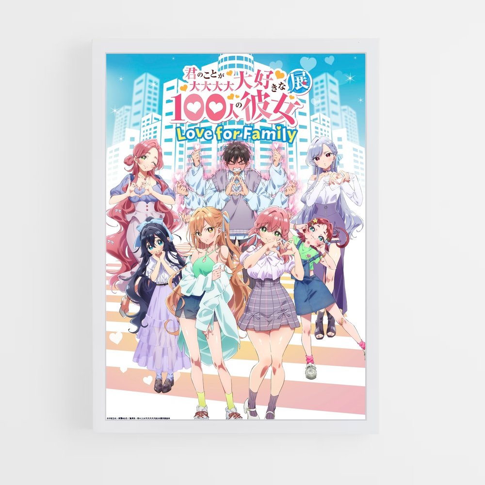 100-girlfriends-3 cadre Blanc