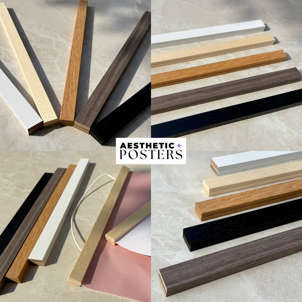 Porte-Poster Magnétique en Bois