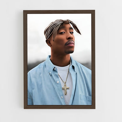 2pac-3 cadre Bois foncé