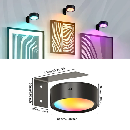 Lampe murale RGB pour poster