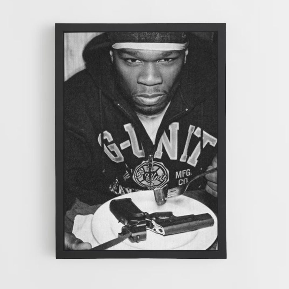 Poster 50cent Pistolet