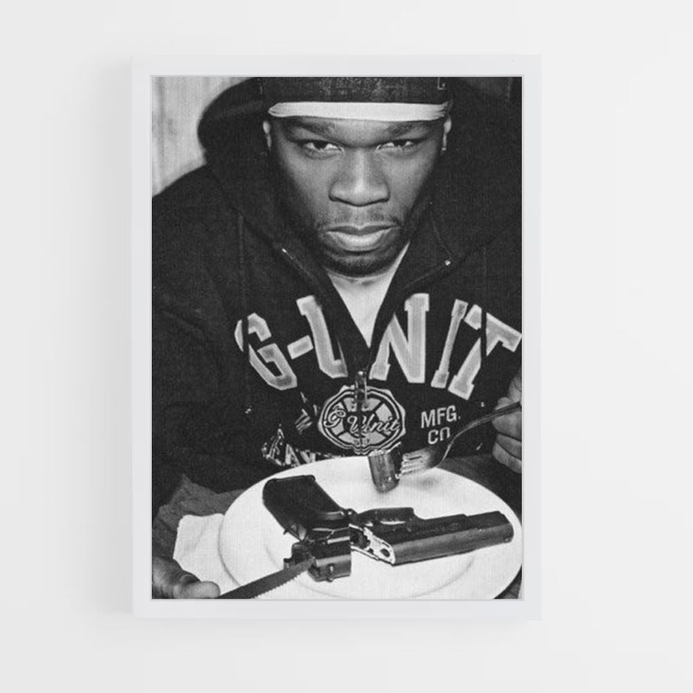 Poster 50cent Pistolet